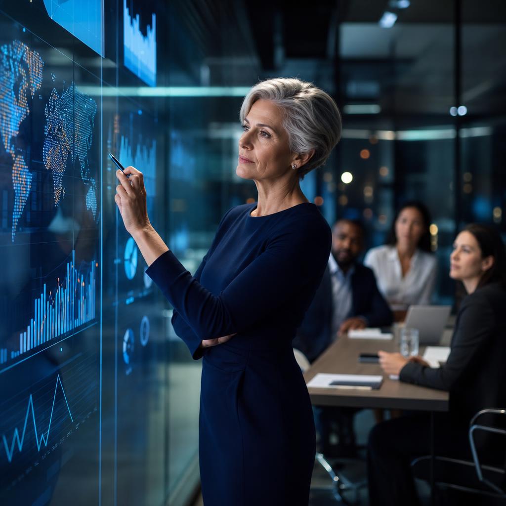 People leaders reviewing workforce insights